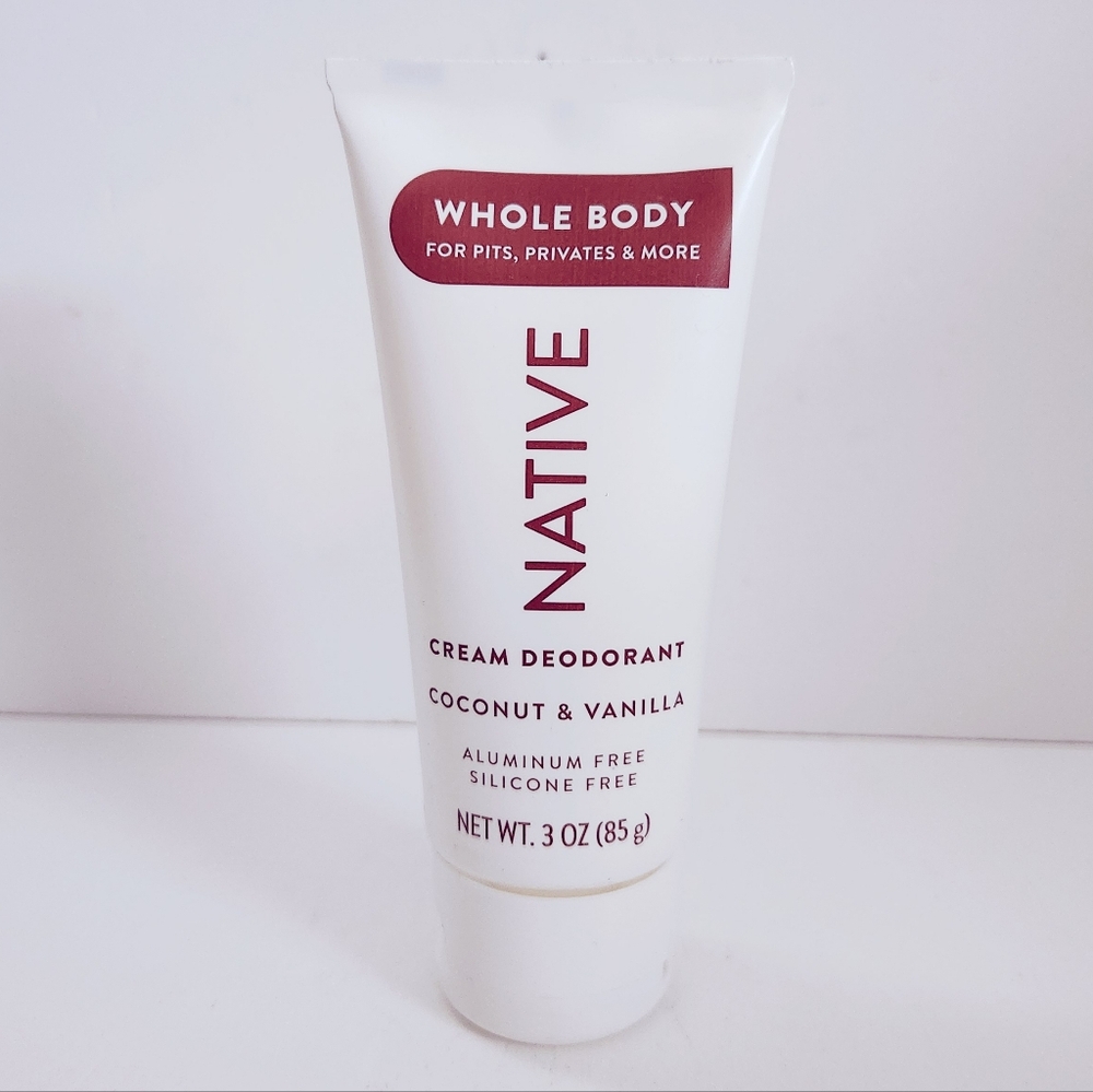 🐢2/$15 Native Whole Body Deodorant Cream Coconut & Vanilla